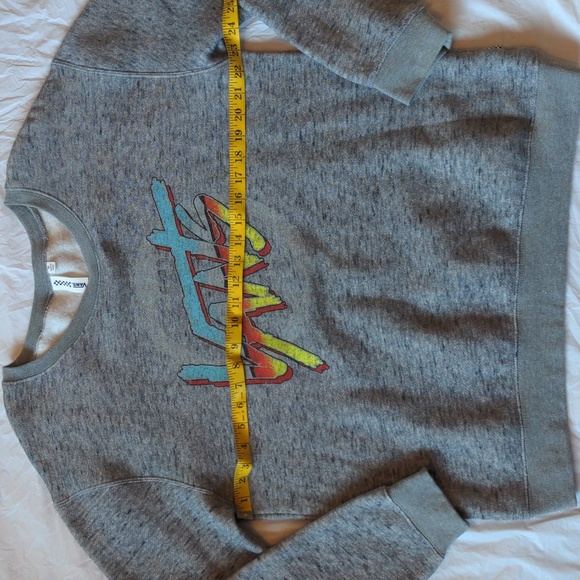 Vans Skateboarding Gray Retro Look Gray Logo Crewneck Sweatshirt Size XL - Picture 4 of 6